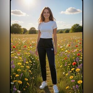 Adidas Climate Side Zip Track Pants Medium